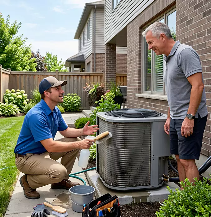 Why Newton, MA Homeowners Choose Engel Heat and Air for Outdoor AC Cleaning?